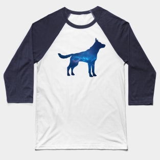 Blue Aurora Baseball T-Shirt